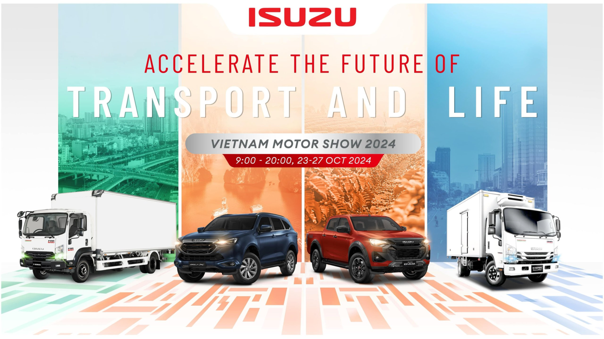 Isuzu - Vietnam Motor Show 2024 - Magic Mirror trải nghiệm cho khách hàng khi đến booth