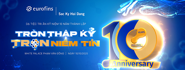 EUROFINS 10 YEARS ANNIVERSARY  Sắc Ký Hải Đăng